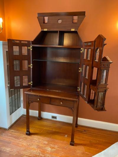 Maitland Smith UNUSUAL GEORGIAN MANSION BAR CABINET BY MAITLAND SMITH