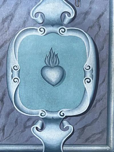 Maitland Smith Vintage Maitland Smith Hand Painted Screen in Neoclassical Style 4 Panels