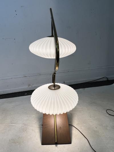 Majestic Lamp company EXCEPTIONAL PAIR OF MID CENTURY Z LAMPS BY MAJESTIC