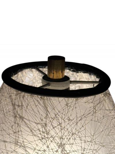 Majestic Lamp company MID CENTURY PAIR OF BRASS BLACK ENAMEL CAGE ACCENT LAMPS