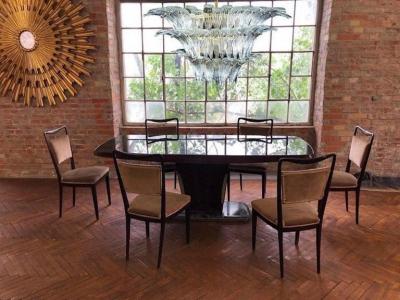 Majestic Murano Palmette Chandelier 1970s