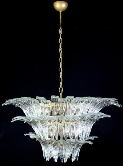 Majestic Murano Palmette Chandelier 1970s