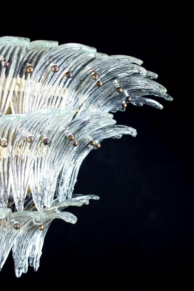 Majestic Murano Palmette Chandelier 1970s