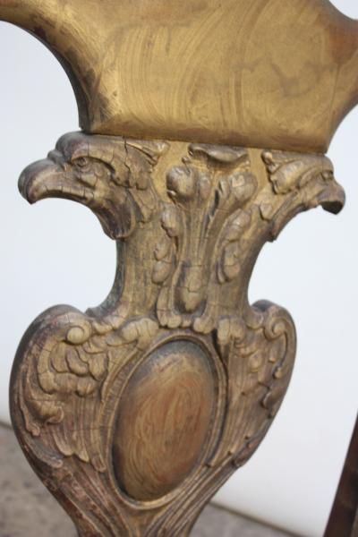 Majestic Odd Fellows Carved and Painted Armchair