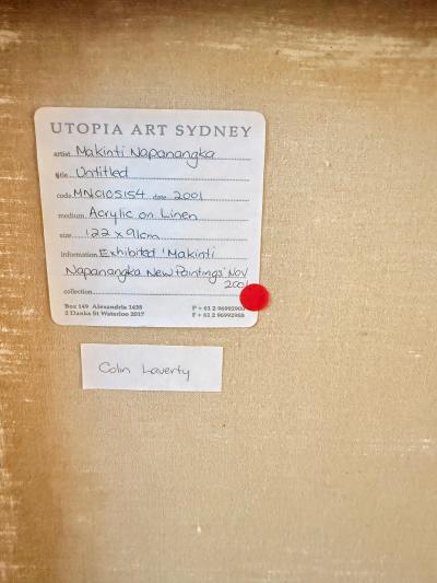 Makinti Napanangka Australian Aboriginal Painting by Makinti Napanangka for Papunya Tula