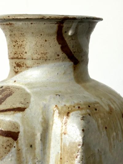 Makoto Yabe Ceramic Vase with Bespoken Glaze by Makoto Yabe