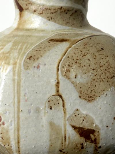 Makoto Yabe Ceramic Vase with Bespoken Glaze by Makoto Yabe