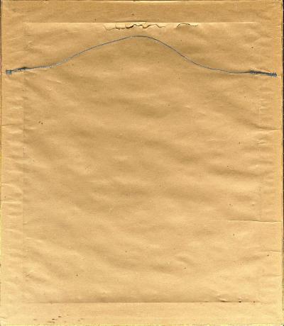 Male Study Water Color Gouache Painting by Leopoldo Roma ach