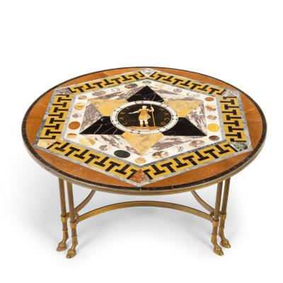 Maltese Specimen Marble Table Top Attributed to Darmanin of Malta