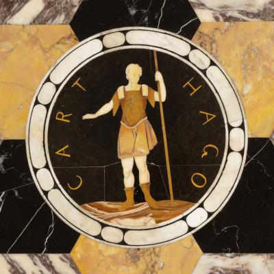 Maltese Specimen Marble Table Top Attributed to Darmanin of Malta