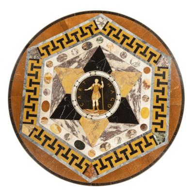 Maltese Specimen Marble Table Top Attributed to Darmanin of Malta