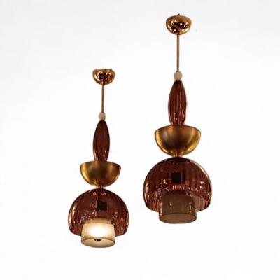 Malva Cup Lamps in Murano Glass