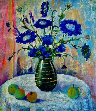 Manana Eloshvili Still Life of vildflowers