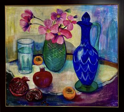 Manana Eloshvili Still Life with Flowers