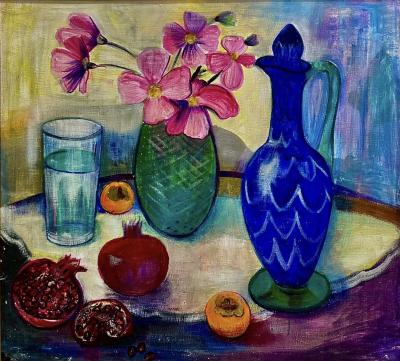 Manana Eloshvili Still Life with Flowers