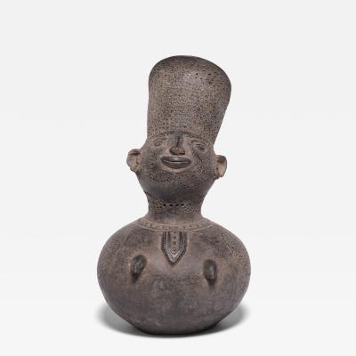 Mangbetu Terracotta Ceremonial Jug