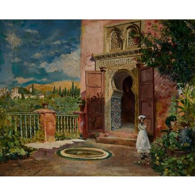 Manuel Garcia y Rodriguez Partal Doorway Alhambra Palace Granada by Garc a y Rodr guez