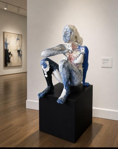 Manuel Neri MANUEL NERI 1930 2021 Blue Blond 1979 Painted Plaster 33 x 26 x 26 inches