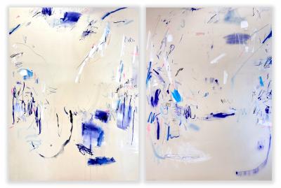 Manuela Karin Knaut Sign of the times diptych 