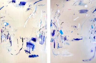 Manuela Karin Knaut Sign of the times diptych 