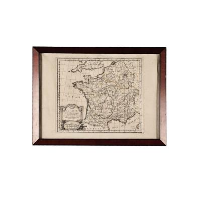 Map of France circa 1750