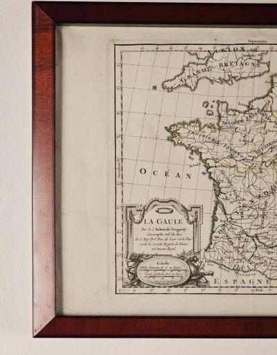 Map of France circa 1750