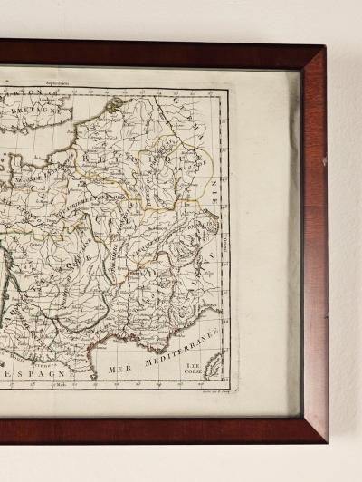 Map of France circa 1750