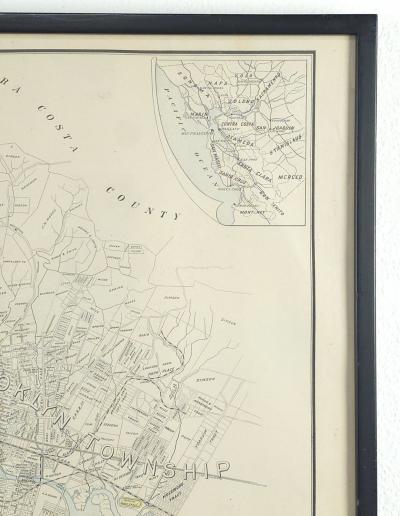 Map of Oakland Calif circa 1904