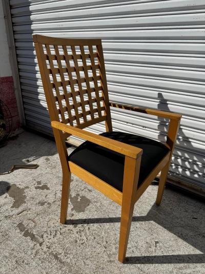 Maple w Lattice Back Maple Armchair by Shermag Inc Of Canada