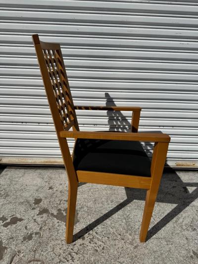 Maple w Lattice Back Maple Armchair by Shermag Inc Of Canada