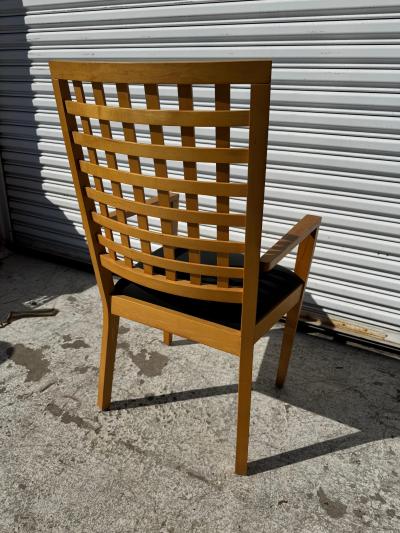 Maple w Lattice Back Maple Armchair by Shermag Inc Of Canada