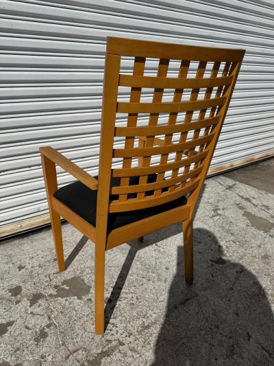 Maple w Lattice Back Maple Armchair by Shermag Inc Of Canada