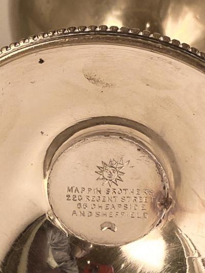 Mappin Brothers Engraved Trophy Goblet England Circa 1893