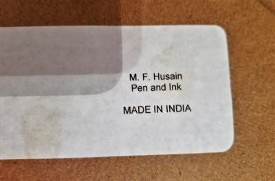 Maqbool Fida Husain Maqbool Fida Husain Pen Ink on Paper Untitled 1950