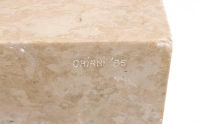 Marble Abstract Figural Sculpture by Oriani Italy 1985