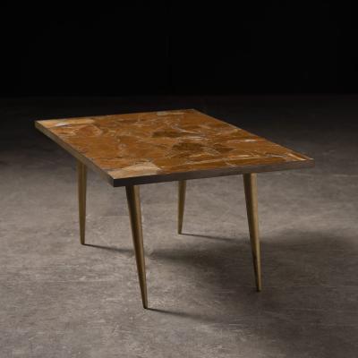 Marble Brass Coffee Occasional Table Italy