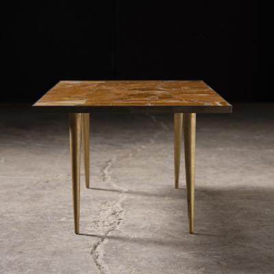 Marble Brass Coffee Occasional Table Italy