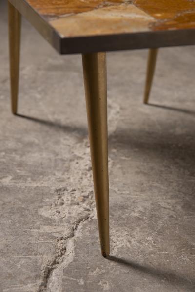 Marble Brass Coffee Occasional Table Italy