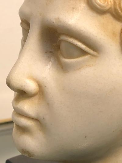 Marble Classical Head of a Roman 19th century