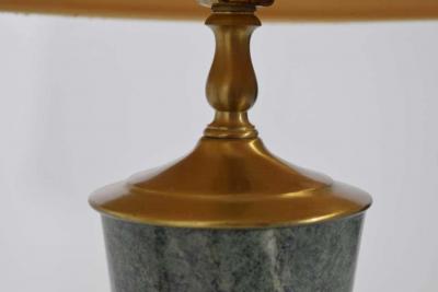 Marble Table Lamps in Teal