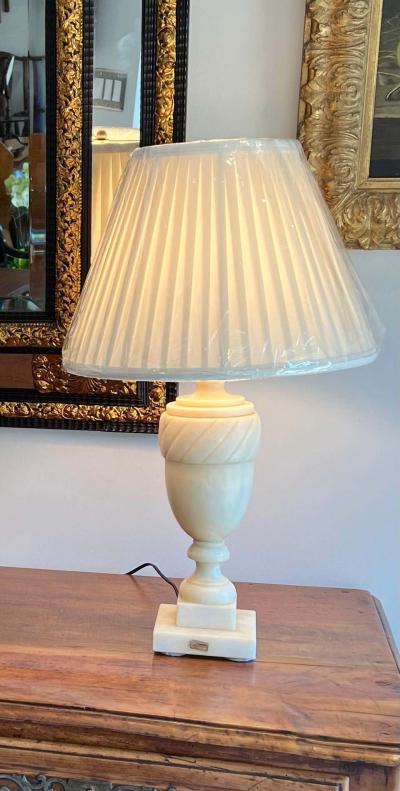 Marble Urn Form Lamp