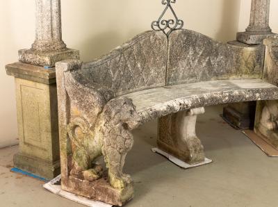 Marble di Latte Garden Loggia Italy Late 20th Century