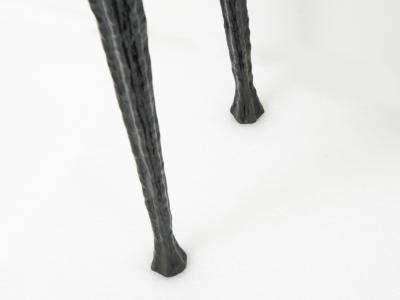 Marc Bankowsky Console in bronze and travertine by Marc Bankowsky