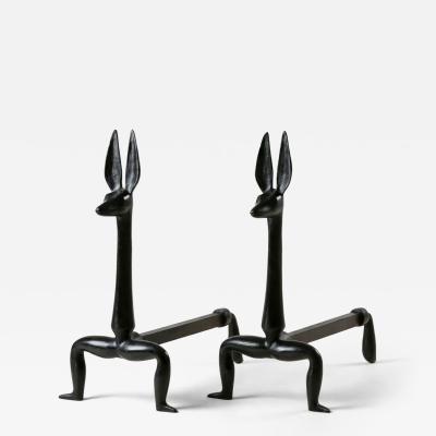 Marc Bankowsky Pair of andirons