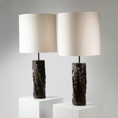 Marc Bankowsky Pair of lamps