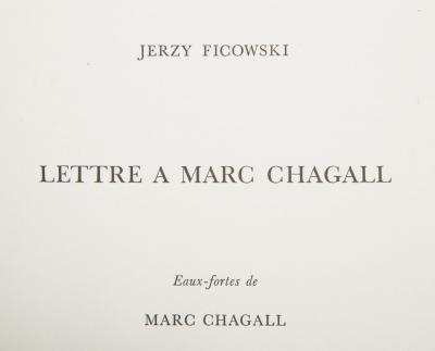 Marc Chagall Lettre a Marc Chagall