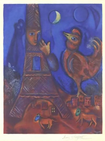 Marc Chagall Marc Chagall Bonjour Paris
