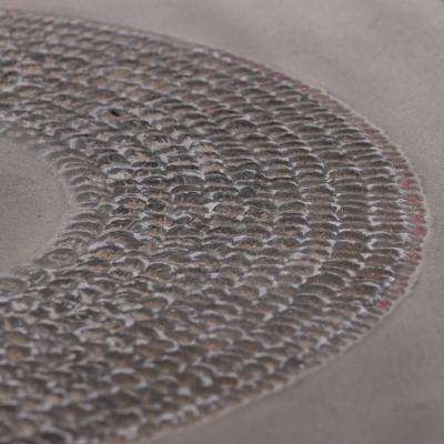 Marc D Haenens A Brutalist Steel and Ceramic Coffee Table by Marc D Haenens C 1970 