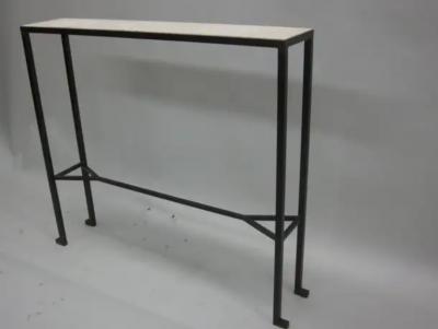 Marc Du Plantier 2 French Midcentury Modern Neoclassical Consoles in the Style of Marc Duplantier