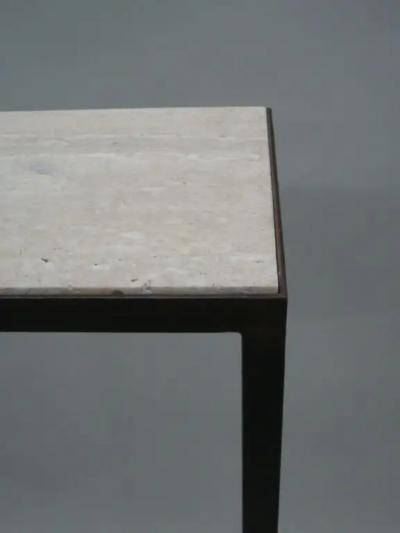 Marc Du Plantier 2 French Midcentury Modern Neoclassical Consoles in the Style of Marc Duplantier